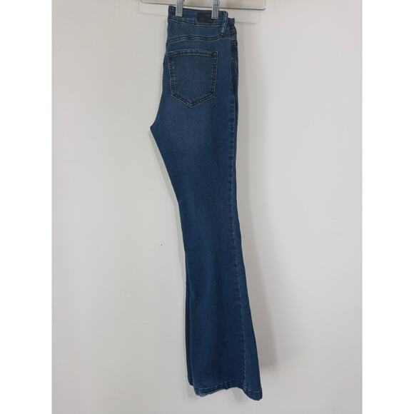 Sofia Jeans Melisa Flare Women’s High Rise Blue Denim Stretch Bootcut Retro sz 2 - Picture 3 of 6